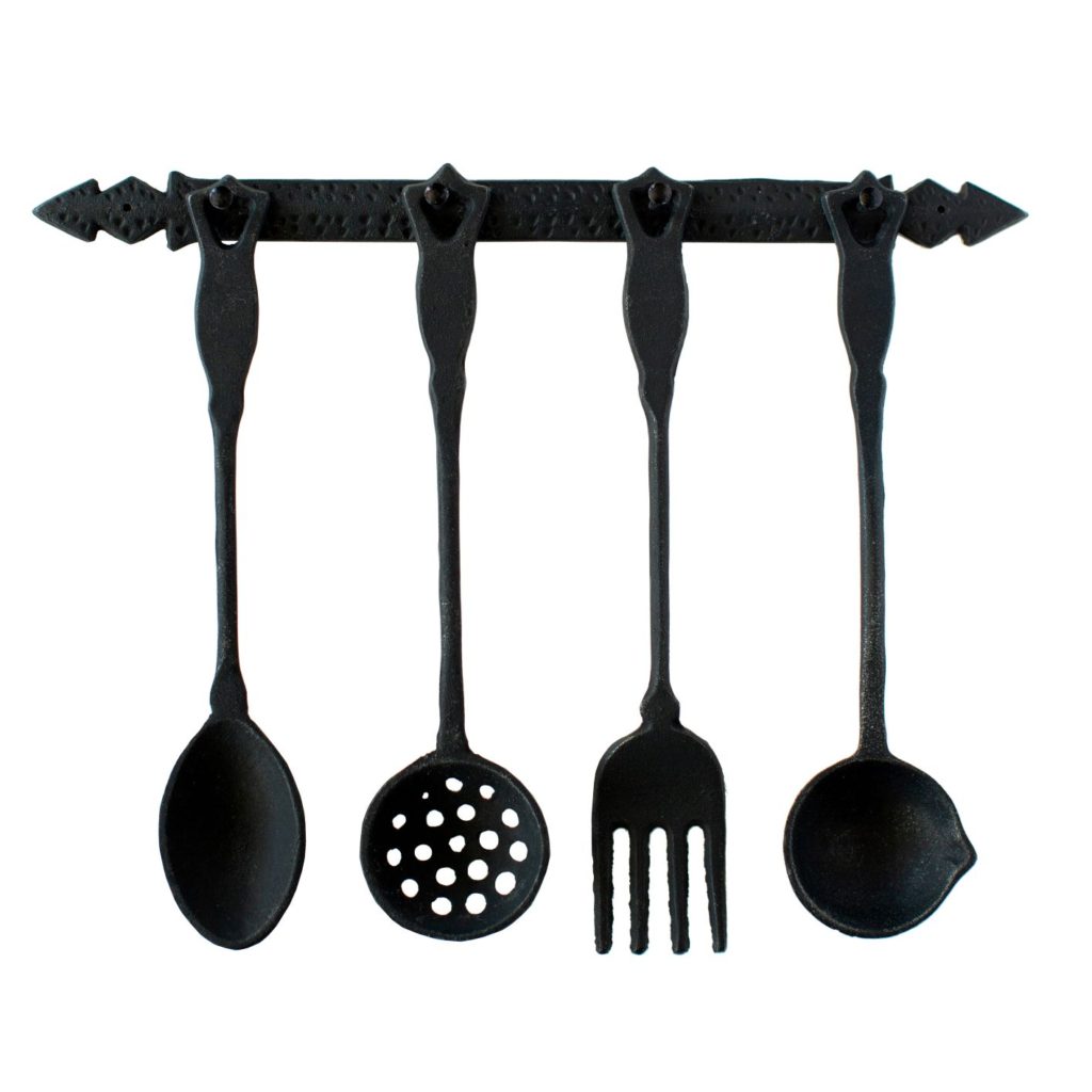 5 Piece Cast Iron Utensil Set Old School Mill, Inc.